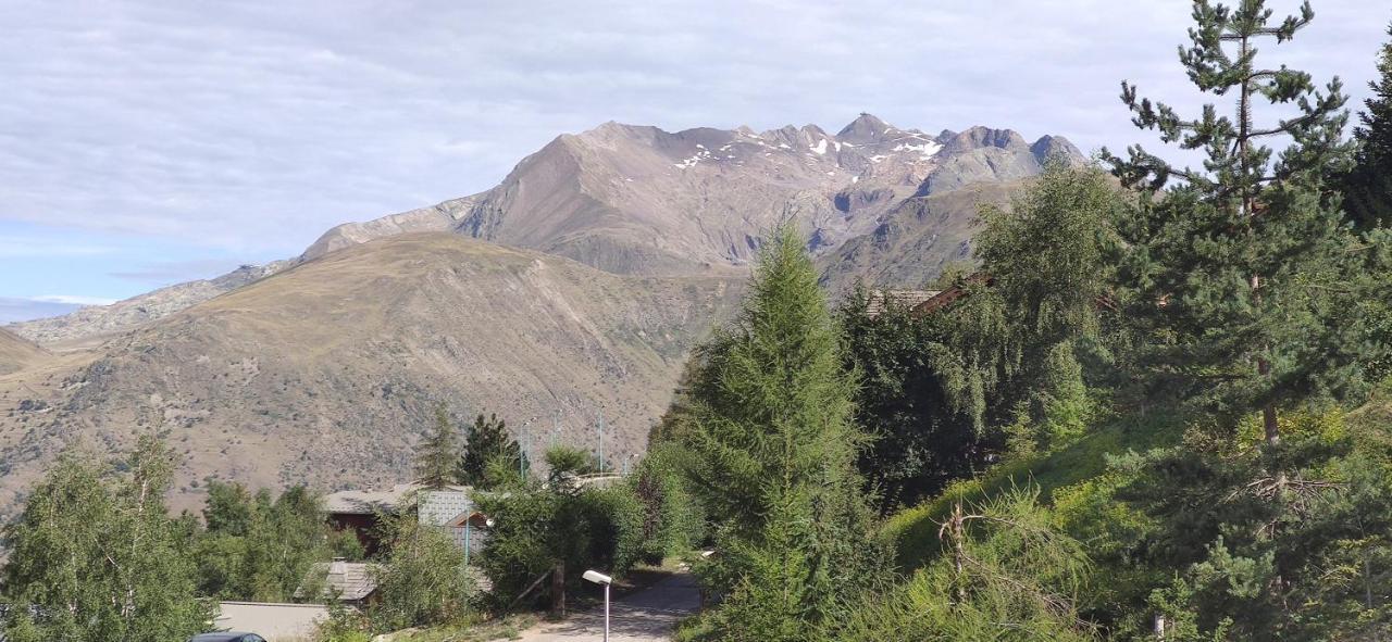 T2 Meuble Tourisme 3 Etoiles, Pied Des Pistes-Parking Prive Avec Balcon Et Superbe Vue Appartement Les Deux Alpes Buitenkant foto